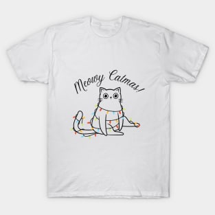 Christmas Cat Meowy Catmas T-Shirt